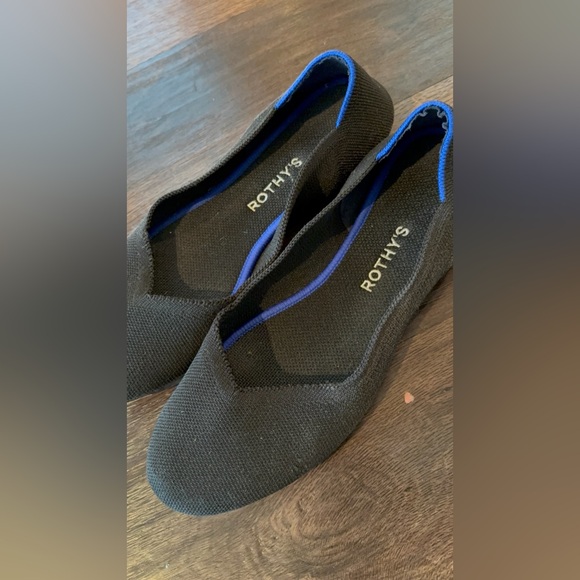 Rothy's Shoes - Rothy's Black and Blue Loafers